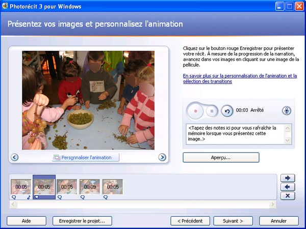 photorécit 3 pour windows xp