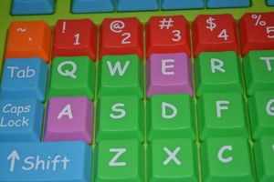 Clavier grosse touche avec couleur