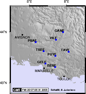 Les stations CP des Provence