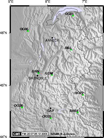 Les stations CP des Alpes