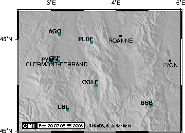 Les stations CP d'Auvergne