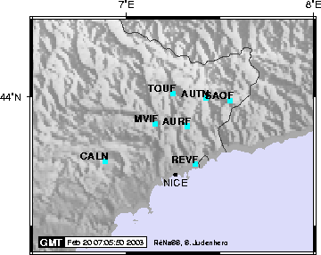 Les stations CP de l'arrière pays niçois