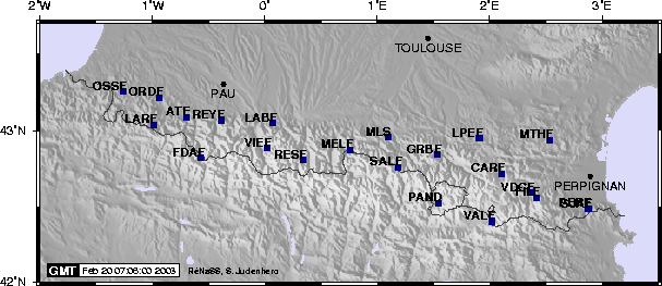 Les stations CP des Pyrénées