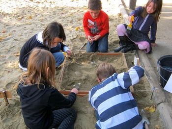 le travail en classe (archéologie)