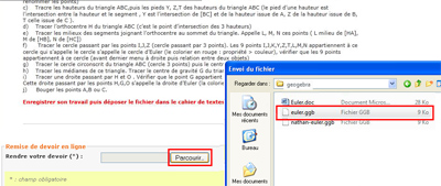 depot du fichier depot du fichier