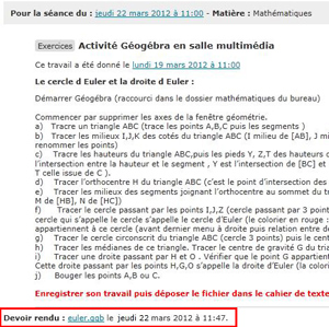 vue du devoir remis vue du devoir remis