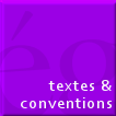 textes et conventions