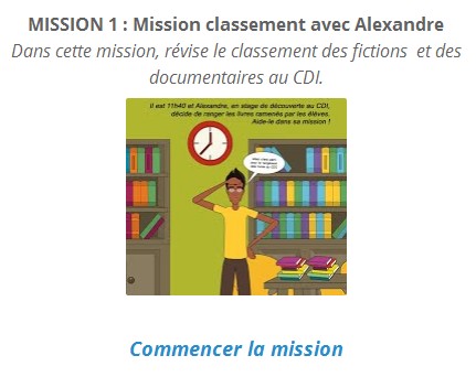 accéder à la mission 1