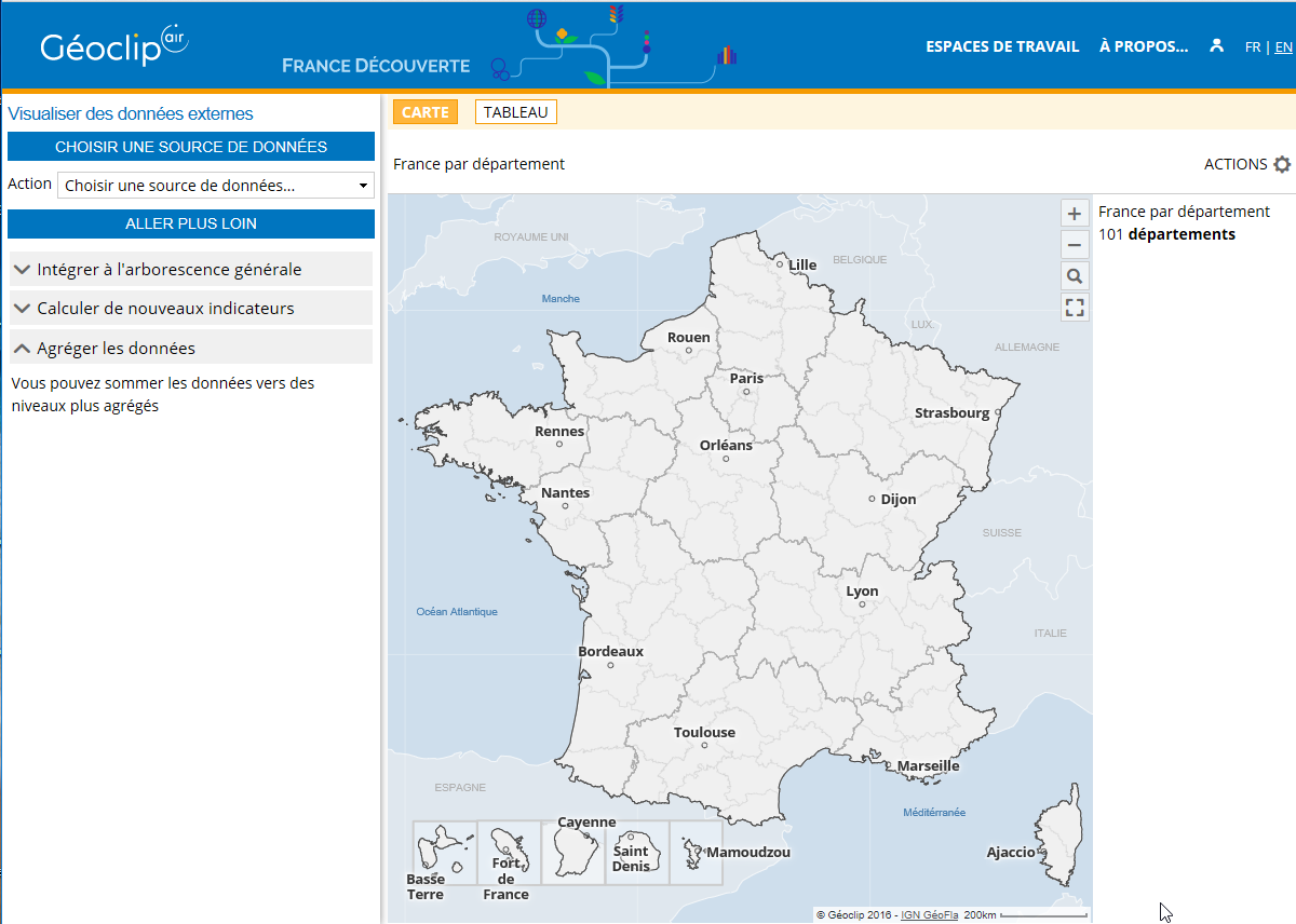 Geoclip capture écran Géoclip Air
