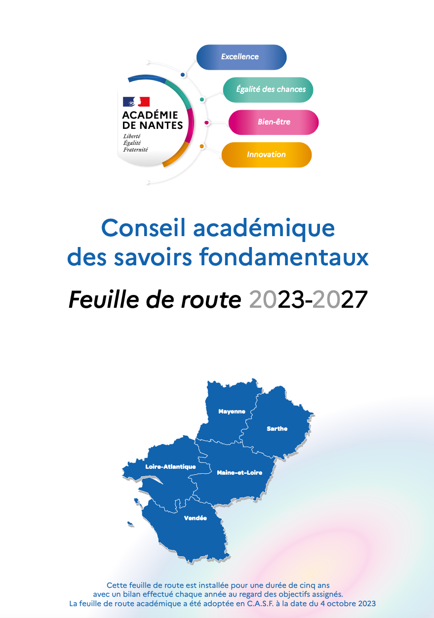 Illustration feuille de route académique 2023-2027