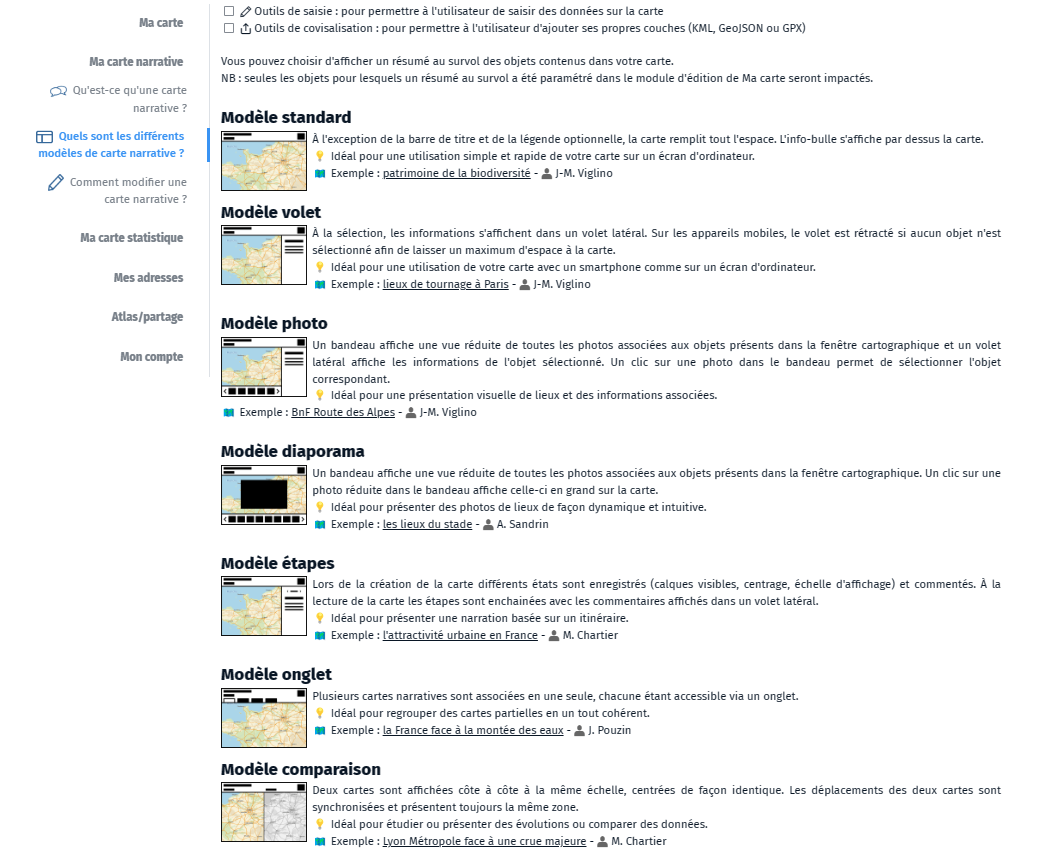 Types de narration