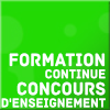 formation continue et les concours d'enseignement.