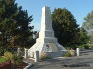 le monument commémoratif de 1871 à Saint Jean sur Erve