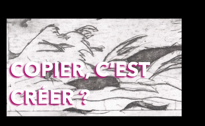 COPIER, C'EST CRÉER ?