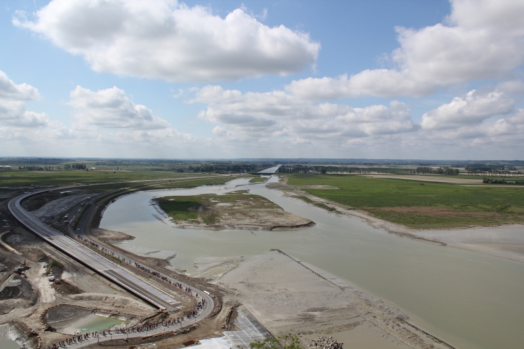 les travaux du nouvel accès au Mont Saint Michel