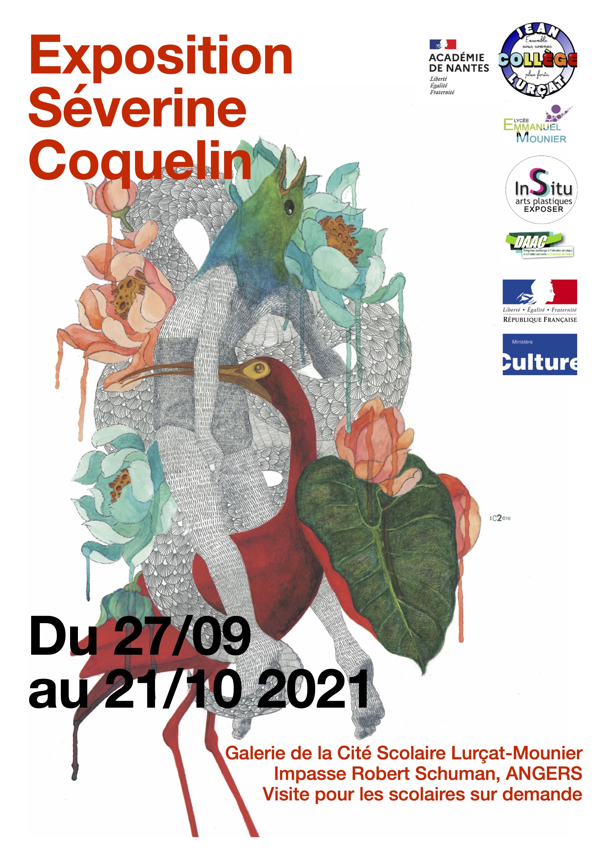 Affiche expo SCoquelin