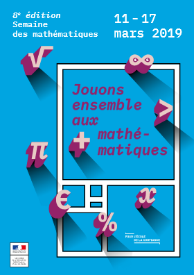 affiche semaine des maths 2019