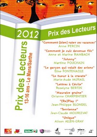 affiche Prix des Lecteurs 2012 affiche Prix des Lecteurs 2012