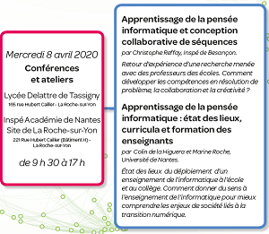 Programme de la 2nde rencontre académique au numérique 2020