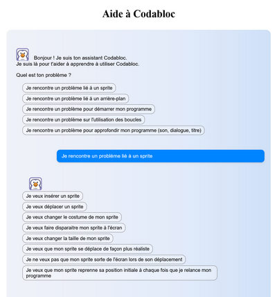 Aide codabloc 1