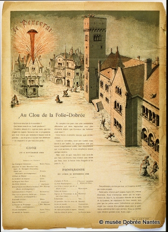 affiche " au clou de la Folie Dobrée "