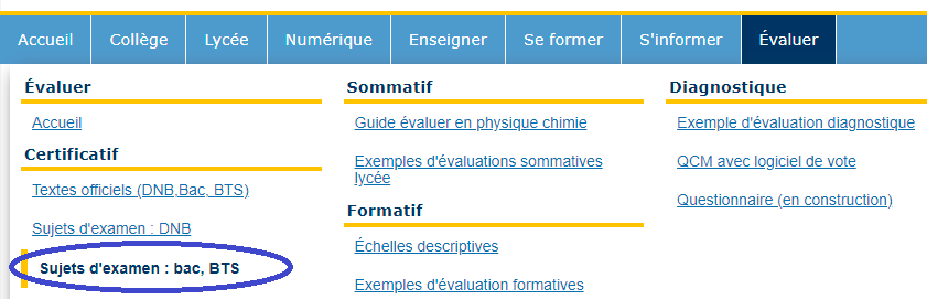 sujets BAC 2022