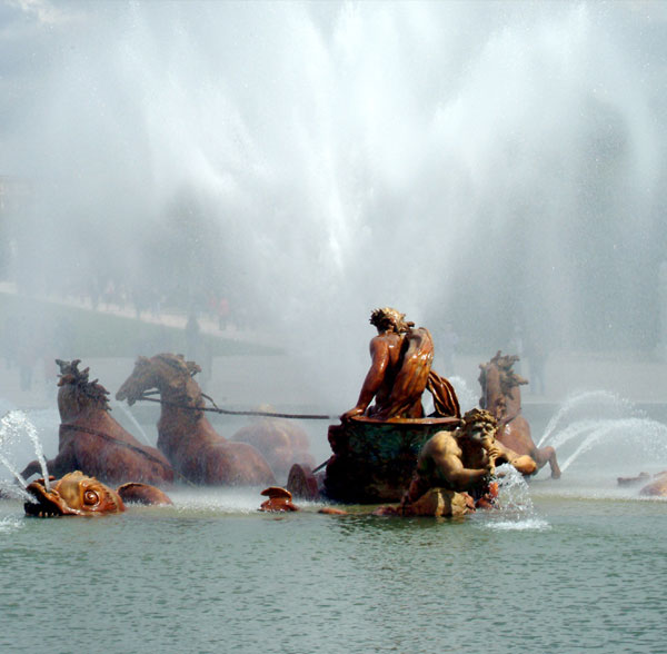 vue du bassin d'Apollon, Versailles