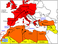 Carte migration Méditerranée