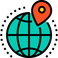 Icône planète Terre
