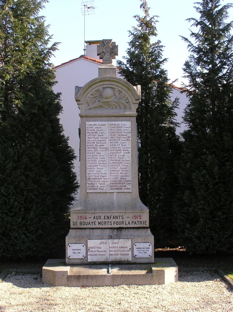 Le monument reconstruit de Bouaye