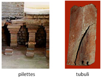 briques pilettes et tubuli