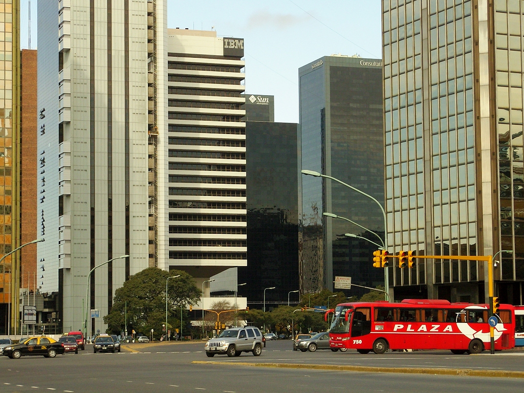 Le centre d'affaires de Buenos Aires