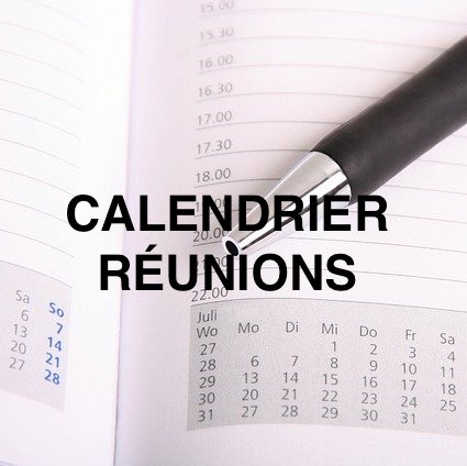 calendrier réunions