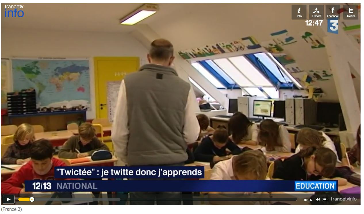 twictée reportage france 3 capture vidéo