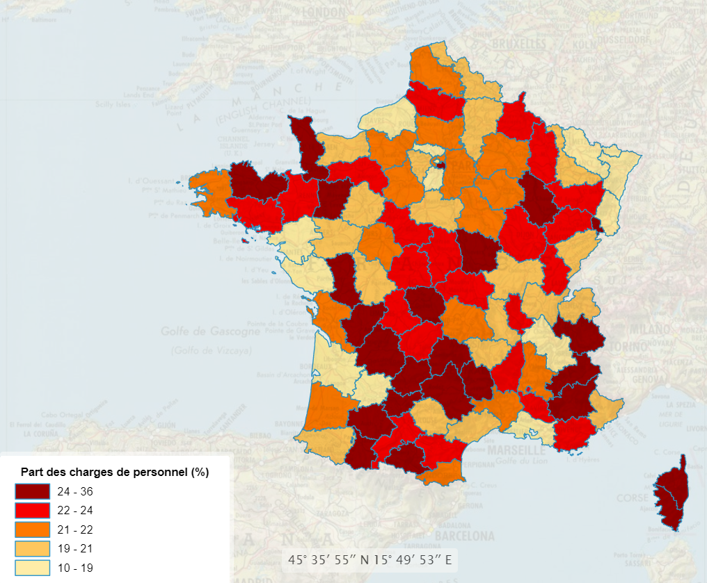 Carte statistique réalisée avec edugeo