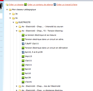 organisation du classeur pédagogique