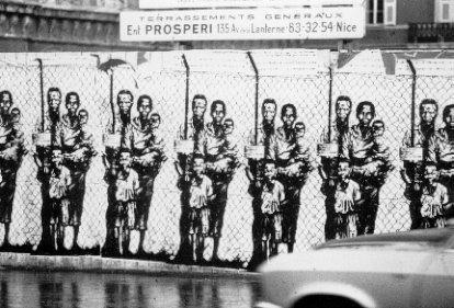 Ernest Pignon-Ernest, Apartheid, 1974