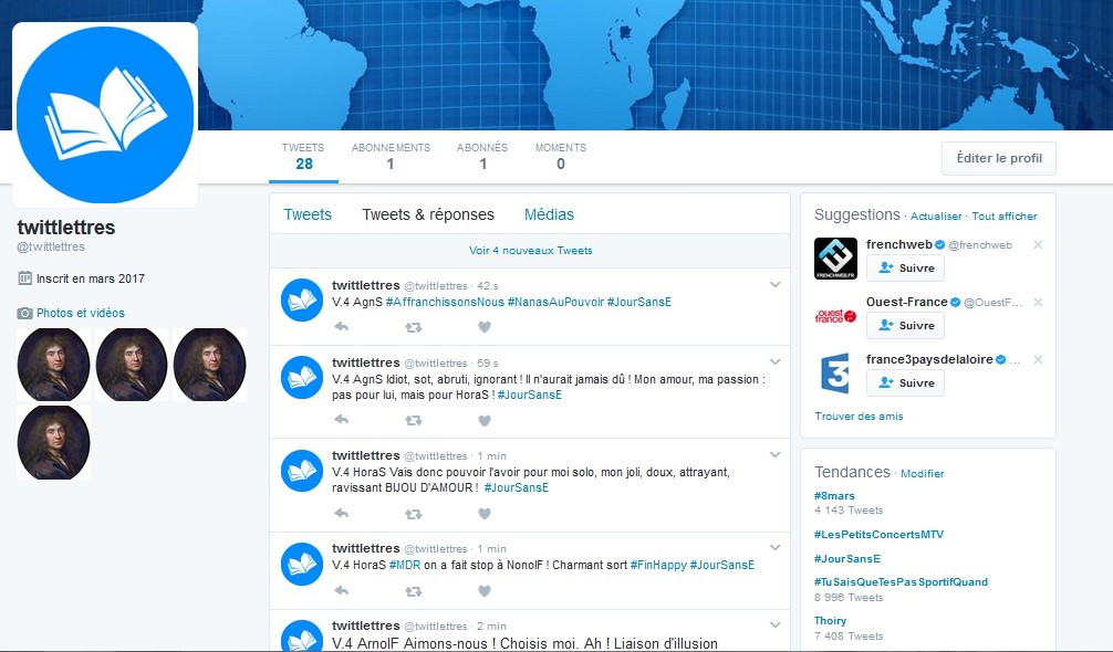 compte twitter