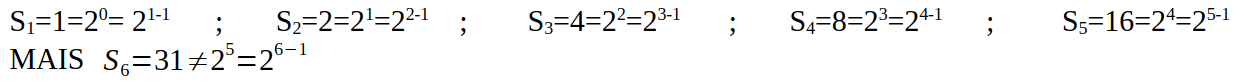 un début de conjecture qui est faux pour Sn