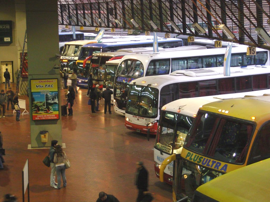 la gare routière de Cordoba, 2ème ville du pays