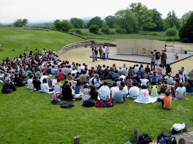 Représentation au théâtre antique