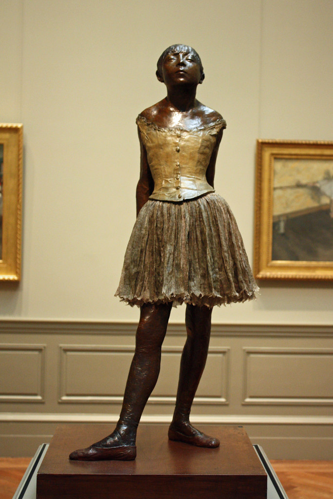 The Little Fourteen Year Old Dancer by Edgar Degas" by peterjr1961 is licensed under CC BY-NC 2.0.