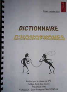 dictionnaire d'homophones