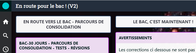 extrait du digipad En route vers le Bac !