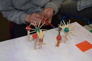 plasticien au collège colinière