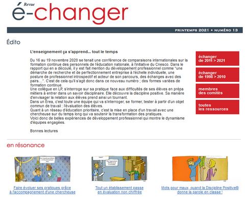 échanger avril 2021