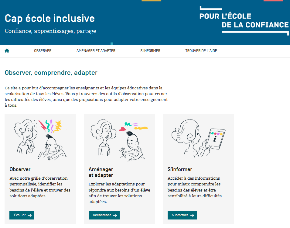 Cap école inclusive Plateforme Cap école inclusive