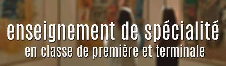 enseignement de spécialité en classe de première et terminale