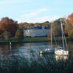 l'Erdre au niveau du port des charrettes