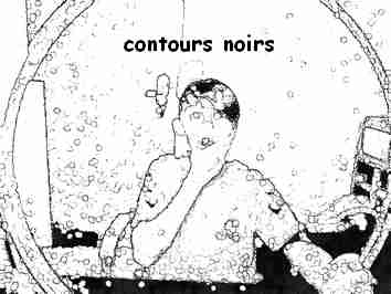 Essai du filtre contours noirs